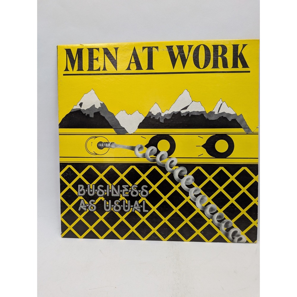Men At Work Business As Usual Vinyl LP 1982 Columbia FC 37978 Who Can It Be Now